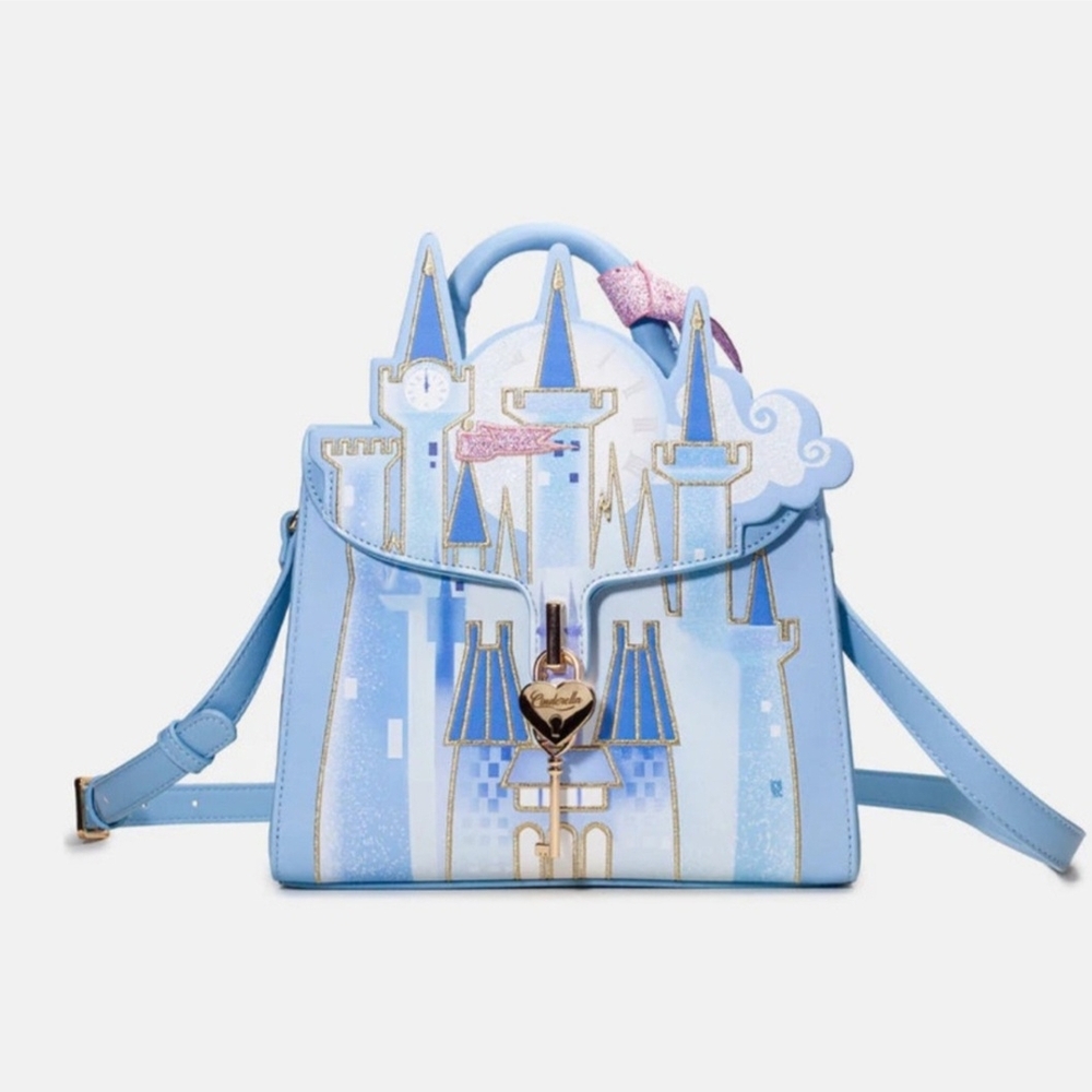 NWT Danielle Nicole Disney Cinderella’s Royal Castle Crossbody Purse